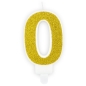 Preview: Number Candle - 0 - Gold